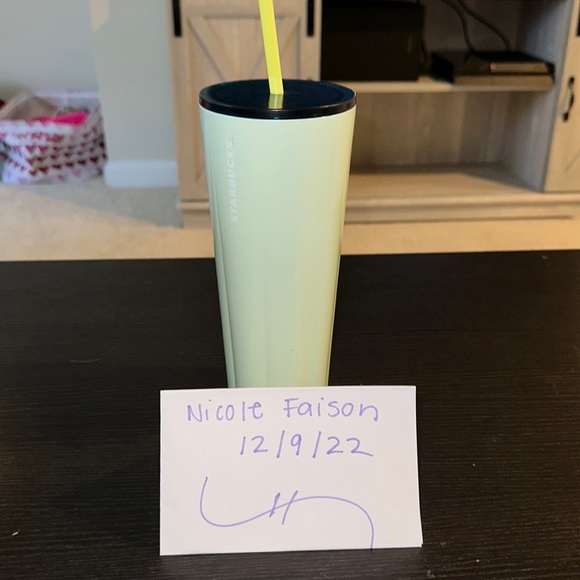 Stainless Steel Starbucks Tumbler - Picture 1 of 2